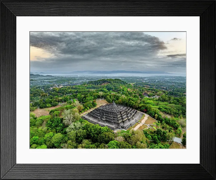 Framed Print : Borobudur Temple, Magelang, Central Java, Indonesia Framed Print : Borobudur Temple, Magelang, Central Java, Indonesia