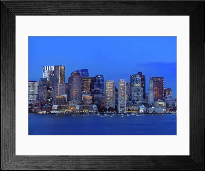 Framed Print : Boston skyline, Boston, Massachusetts, USA Framed Print : Boston skyline, Boston, Massachusetts, USA