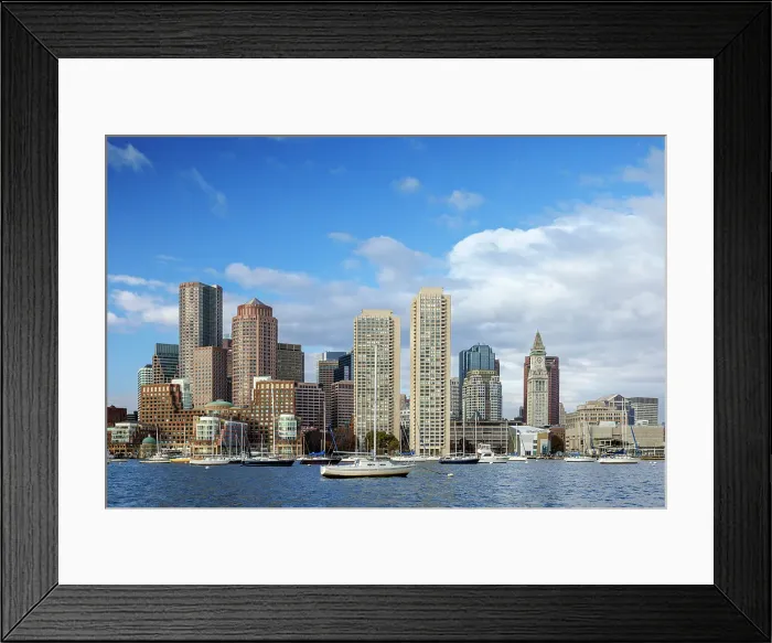Framed Print : Boston skyline, Boston, Massachusetts, USA Framed Print : Boston skyline, Boston, Massachusetts, USA