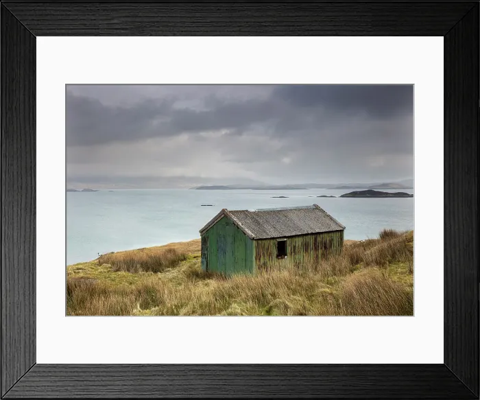 Framed Print : Old shed Golden Road, Isle of Harris, Outer Hebrides, Scotland Framed Print : Old shed Golden Road, Isle of Harris, Outer Hebrides, Scotland