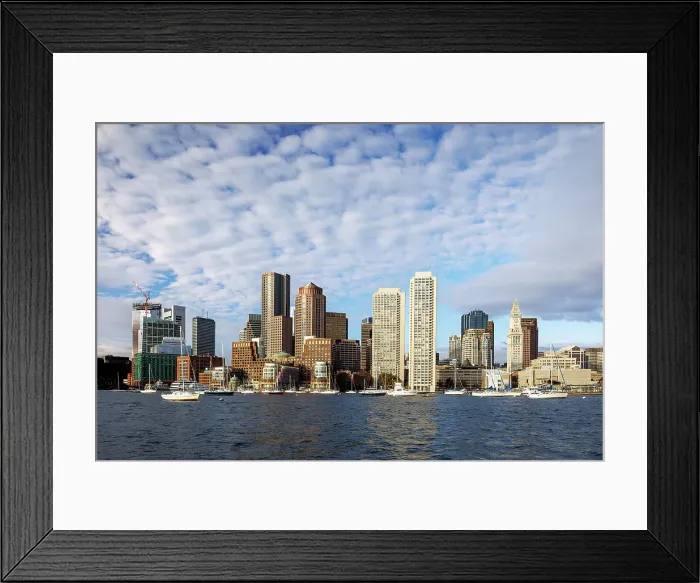 Framed Print : Boston skyline, Boston, Massachusetts, USA Framed Print : Boston skyline, Boston, Massachusetts, USA