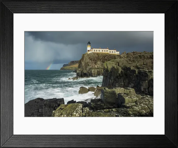 Framed Print : Neist Point Lighthouse on the Isle of Skye, Scotland. Winter (February) 2025 Framed Print : Neist Point Lighthouse on the Isle of Skye, Scotland. Winter (February) 2025
