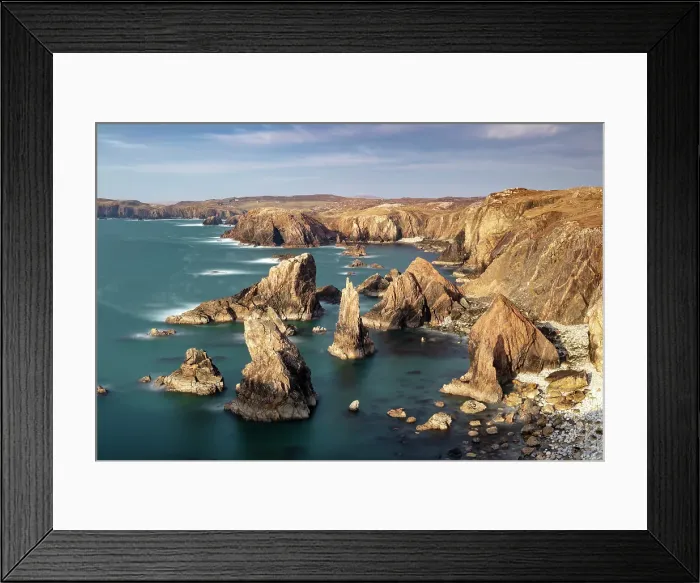 Framed Print : Sea stacks, Mangersta, Isle of Lewis, Outer Hebrides, Scotland Framed Print : Sea stacks, Mangersta, Isle of Lewis, Outer Hebrides, Scotland