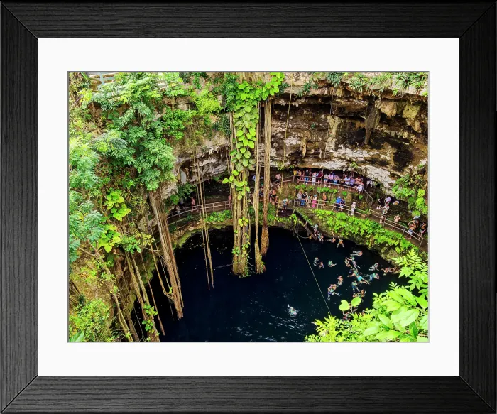 Framed Print : Cenote Oxman, Valladolid, Yucatan State, Mexico Framed Print : Cenote Oxman, Valladolid, Yucatan State, Mexico