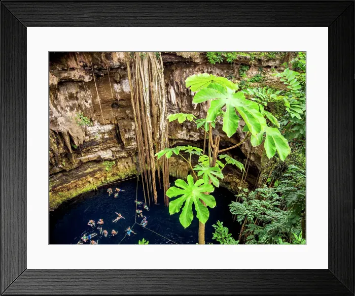 Framed Print : Cenote Oxman, Valladolid, Yucatan State, Mexico Framed Print : Cenote Oxman, Valladolid, Yucatan State, Mexico