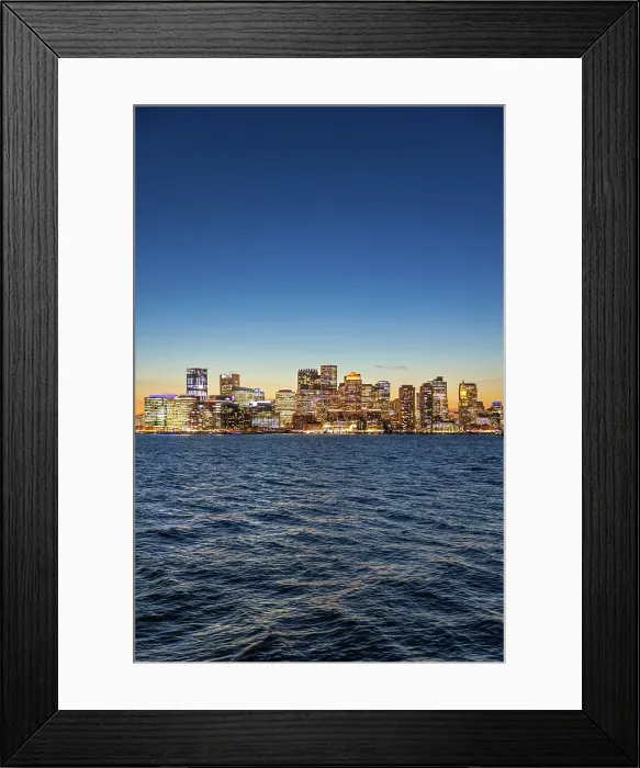 Framed Print : Boston skyline, Boston, Massachusetts, USA