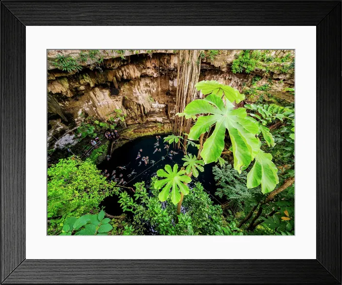 Framed Print : Cenote Oxman, Valladolid, Yucatan State, Mexico Framed Print : Cenote Oxman, Valladolid, Yucatan State, Mexico