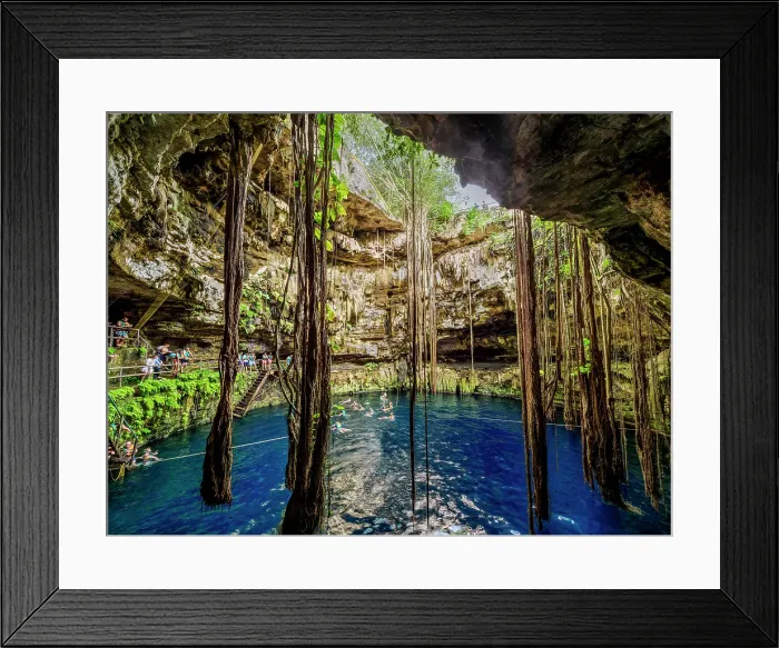 Framed Print : Cenote Oxman, Valladolid, Yucatan State, Mexico Framed Print : Cenote Oxman, Valladolid, Yucatan State, Mexico