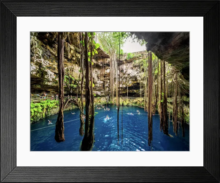 Framed Print : Cenote Oxman, Valladolid, Yucatan State, Mexico Framed Print : Cenote Oxman, Valladolid, Yucatan State, Mexico