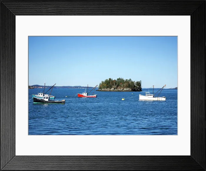 Framed Print : Fishing boats at the dock, Lubec, Maine, USA Framed Print : Fishing boats at the dock, Lubec, Maine, USA