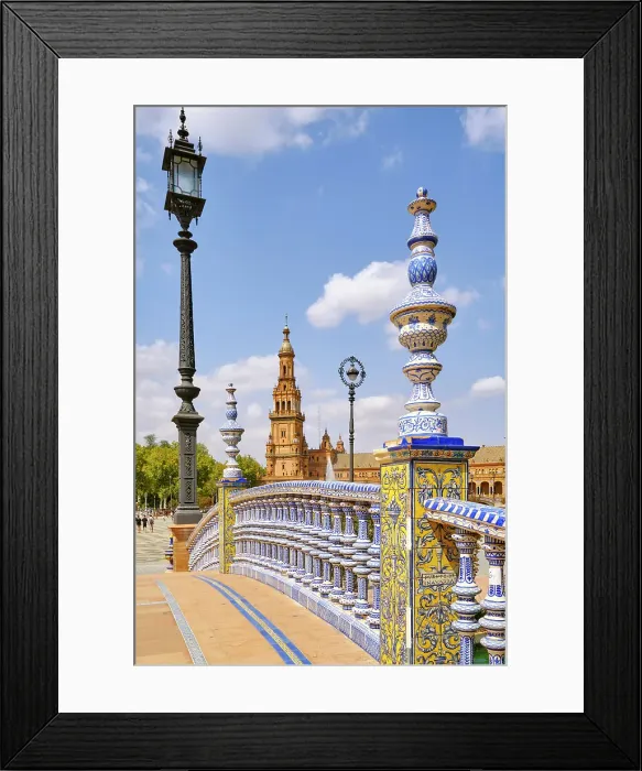 Framed Print : The Plaza de Espana, Spain Square, is a plaza in the Maria Luisa Park. It was designed by architect Anibal Gonzalez and built in 1928 for the Ibero-American 1929 exhibition. Seville, Andalusia. Spain Framed Print : The Plaza de Espana, Spain Square, is a plaza in the Maria Luisa Park. It was designed by architect Anibal Gonzalez and built in 1928 for the Ibero-American 1929 exhibition. Seville, Andalusia. Spain