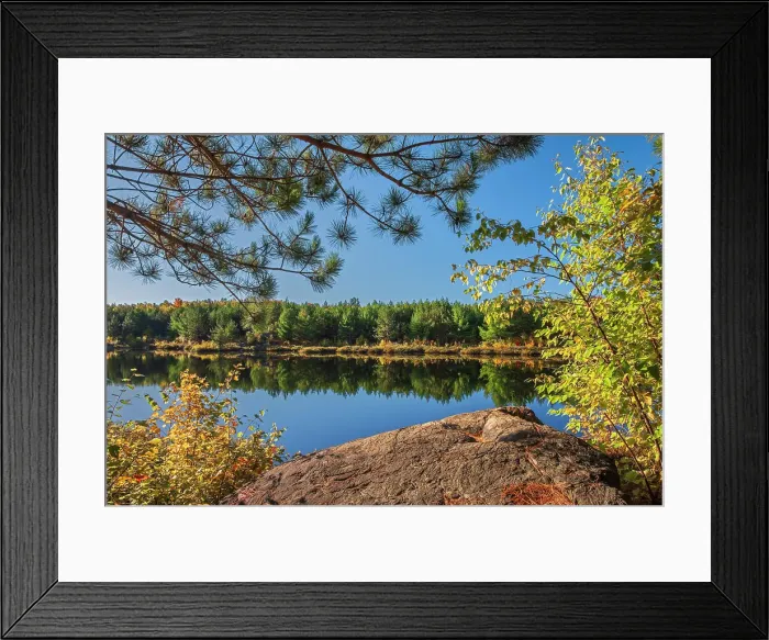 Framed Print : Lake Laurentian, part of the Lake Laurentian Conservation Authority Sudbury, Ontario, Canada