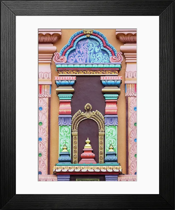 Framed Print : Sri Maha Mariamman Temple, Chinatown, Kuala Lumpur, Selangor, Malaysia