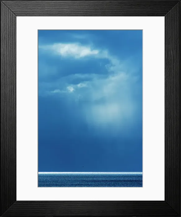 Framed Print : Stormy weather on the North Atlantic Ocean, Cape Breton, Wreck Cove, Nova Scotia, Canada