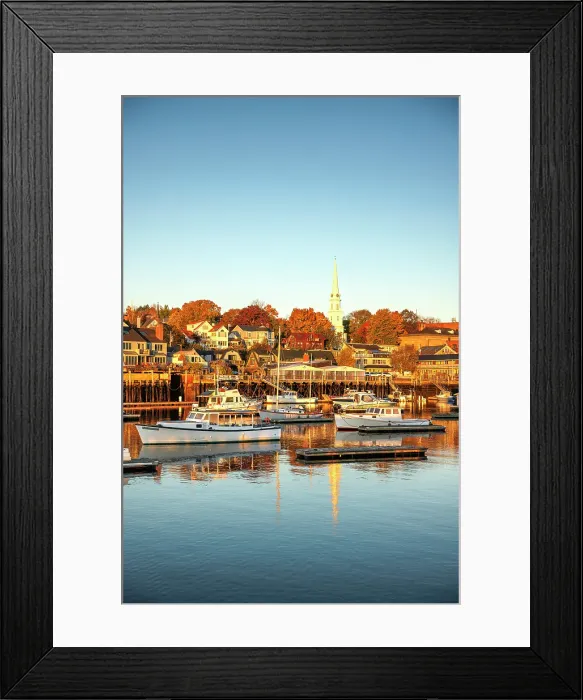 Framed Print : Boats at Camden Harbour, Camden, Maine, USA Framed Print : Boats at Camden Harbour, Camden, Maine, USA