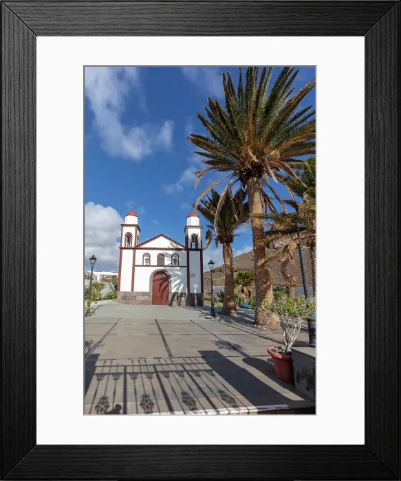 Framed Print : Parish church of Ermita de las Nieves, Puerto de las Nieves, Agaete, Gran Canaria, Canary Islands, Spain Framed Print : Parish church of Ermita de las Nieves, Puerto de las Nieves, Agaete, Gran Canaria, Canary Islands, Spain