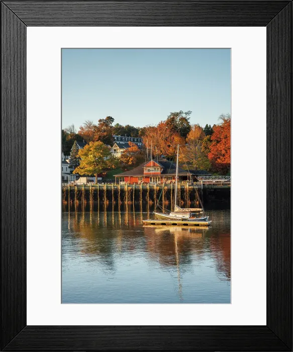 Framed Print : Boats at Camden Harbour, Camden, Maine, USA Framed Print : Boats at Camden Harbour, Camden, Maine, USA
