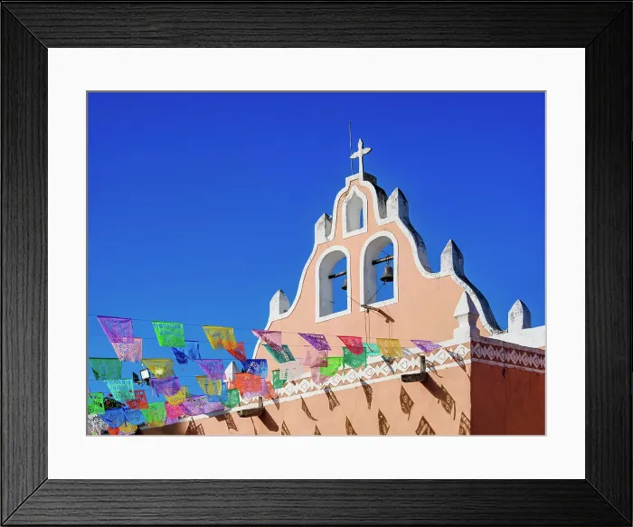 Framed Print : Candelaria Church, detailed view, Valladolid, Yucatan State, Mexico Framed Print : Candelaria Church, detailed view, Valladolid, Yucatan State, Mexico