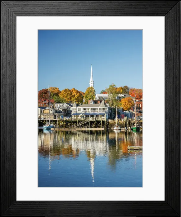 Framed Print : Boats at Camden Harbour, Camden, Maine, USA Framed Print : Boats at Camden Harbour, Camden, Maine, USA