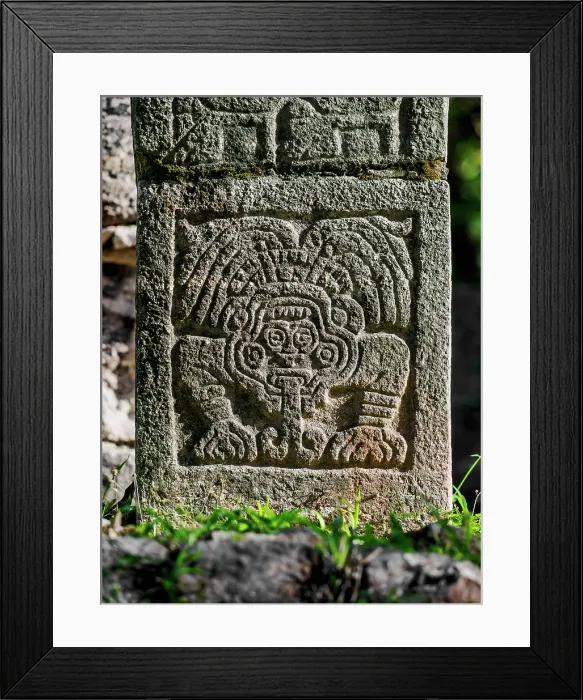Framed Print : Relief at the Temple of the Warriors, Chichen Itza, Yucatan State, Mexico Framed Print : Relief at the Temple of the Warriors, Chichen Itza, Yucatan State, Mexico