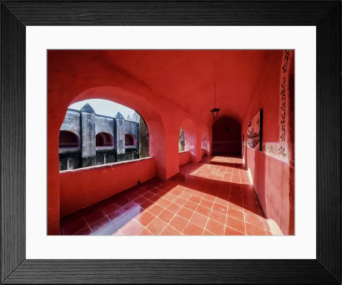 Framed Print : Convent of San Bernardino de Siena, interior, Valladolid, Yucatan State, Mexico Framed Print : Convent of San Bernardino de Siena, interior, Valladolid, Yucatan State, Mexico