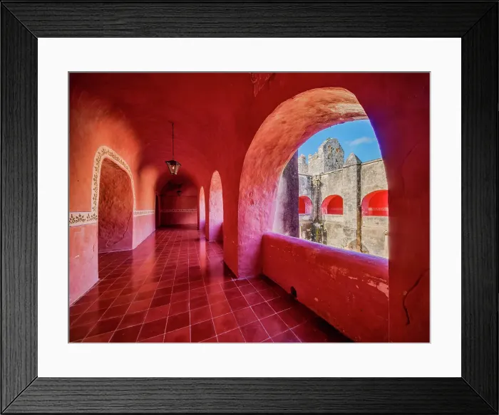 Framed Print : Convent of San Bernardino de Siena, interior, Valladolid, Yucatan State, Mexico Framed Print : Convent of San Bernardino de Siena, interior, Valladolid, Yucatan State, Mexico