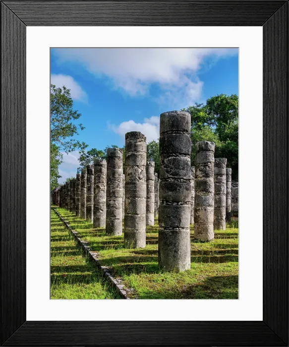 Framed Print : The Thousand Columns Group, Chichen Itza, Yucatan State, Mexico Framed Print : The Thousand Columns Group, Chichen Itza, Yucatan State, Mexico