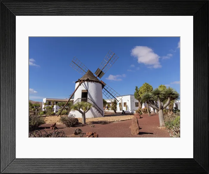 Framed Print : Windmill on cactus farm, Antigua, Fuerteventura, Canary Islands, Spain Framed Print : Windmill on cactus farm, Antigua, Fuerteventura, Canary Islands, Spain