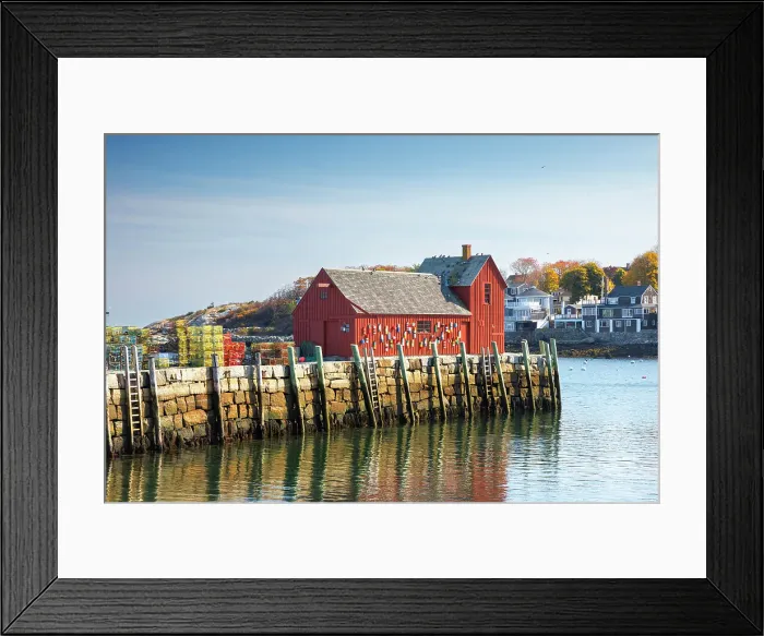 Framed Print : Beautiful fishing hut, Rockport harbour, Cape Ann, Gloucester, Massachusetts, USA Framed Print : Beautiful fishing hut, Rockport harbour, Cape Ann, Gloucester, Massachusetts, USA