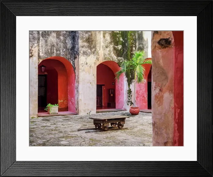 Framed Print : Convent of San Bernardino de Siena, interior, Valladolid, Yucatan State, Mexico Framed Print : Convent of San Bernardino de Siena, interior, Valladolid, Yucatan State, Mexico