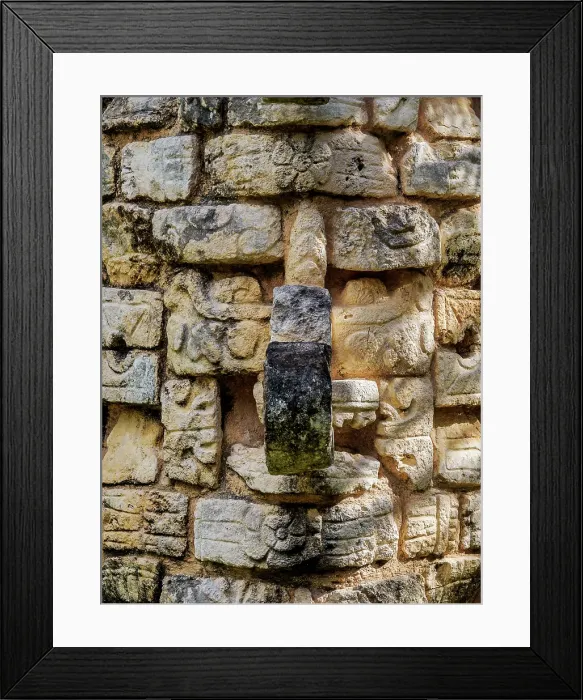 Framed Print : Column next to The Ossuary, Chichen Itza, Yucatan State, Mexico Framed Print : Column next to The Ossuary, Chichen Itza, Yucatan State, Mexico