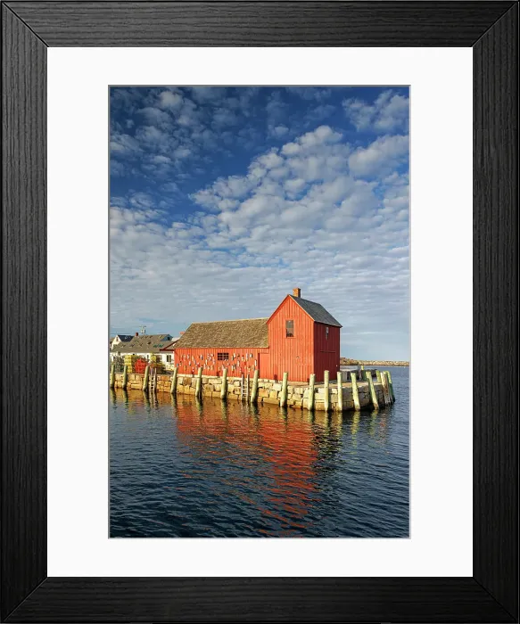 Framed Print : Beautiful fishing hut, Rockport harbour, Cape Ann, Gloucester, Massachusetts, USA Framed Print : Beautiful fishing hut, Rockport harbour, Cape Ann, Gloucester, Massachusetts, USA