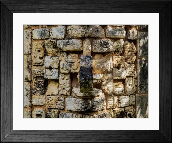 Framed Print : Column next to The Ossuary, Chichen Itza, Yucatan State, Mexico Framed Print : Column next to The Ossuary, Chichen Itza, Yucatan State, Mexico