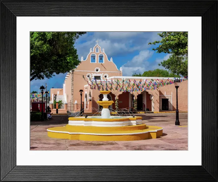 Framed Print : Candelaria Church, Valladolid, Yucatan State, Mexico Framed Print : Candelaria Church, Valladolid, Yucatan State, Mexico