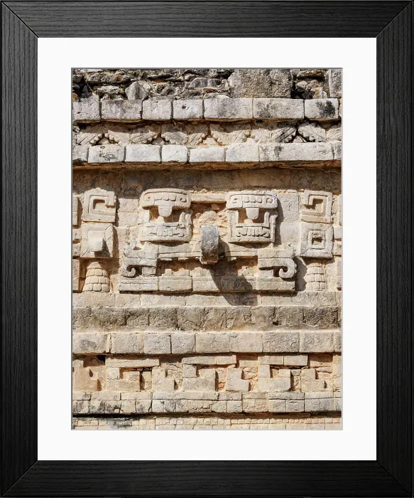 Framed Print : Grupo de las Monjas, detailed view, Chichen Itza, Yucatan State, Mexico Framed Print : Grupo de las Monjas, detailed view, Chichen Itza, Yucatan State, Mexico