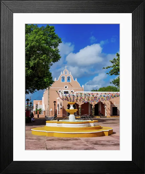 Framed Print : Candelaria Church, Valladolid, Yucatan State, Mexico Framed Print : Candelaria Church, Valladolid, Yucatan State, Mexico