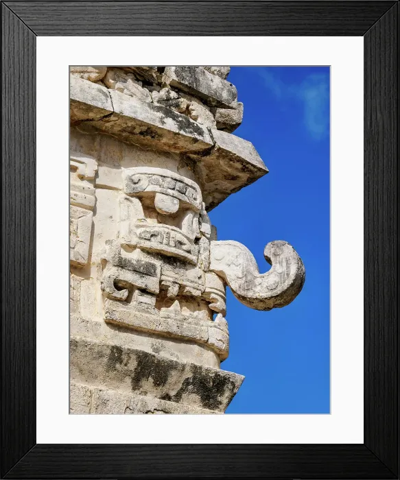 Framed Print : Grupo de las Monjas, detailed view, Chichen Itza, Yucatan State, Mexico Framed Print : Grupo de las Monjas, detailed view, Chichen Itza, Yucatan State, Mexico