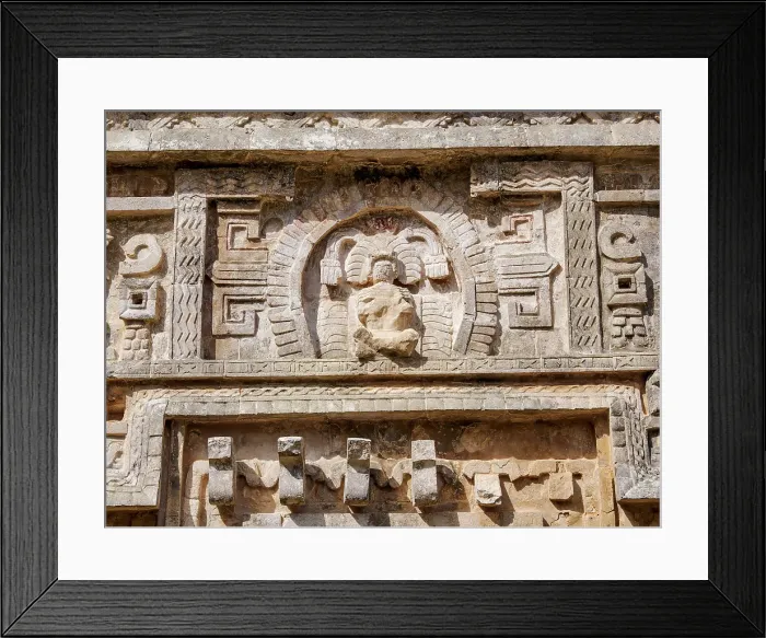 Framed Print : Grupo de las Monjas, detailed view, Chichen Itza, Yucatan State, Mexico Framed Print : Grupo de las Monjas, detailed view, Chichen Itza, Yucatan State, Mexico