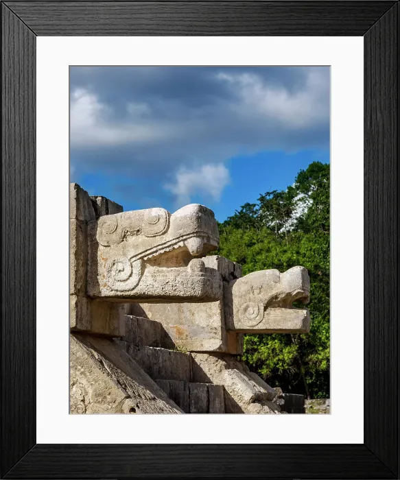 Framed Print : The platform of the eagles and jaguars, Chichen Itza, Yucatan State, Mexico Framed Print : The platform of the eagles and jaguars, Chichen Itza, Yucatan State, Mexico