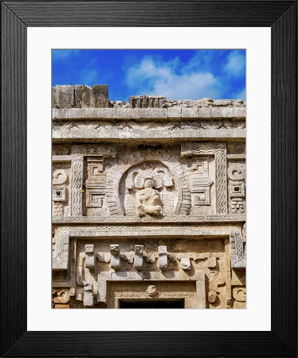 Framed Print : Grupo de las Monjas, detailed view, Chichen Itza, Yucatan State, Mexico Framed Print : Grupo de las Monjas, detailed view, Chichen Itza, Yucatan State, Mexico