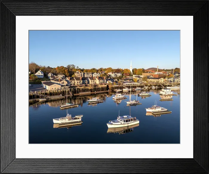 Framed Print : Boats at Camden Harbour, Camden, Maine, USA Framed Print : Boats at Camden Harbour, Camden, Maine, USA
