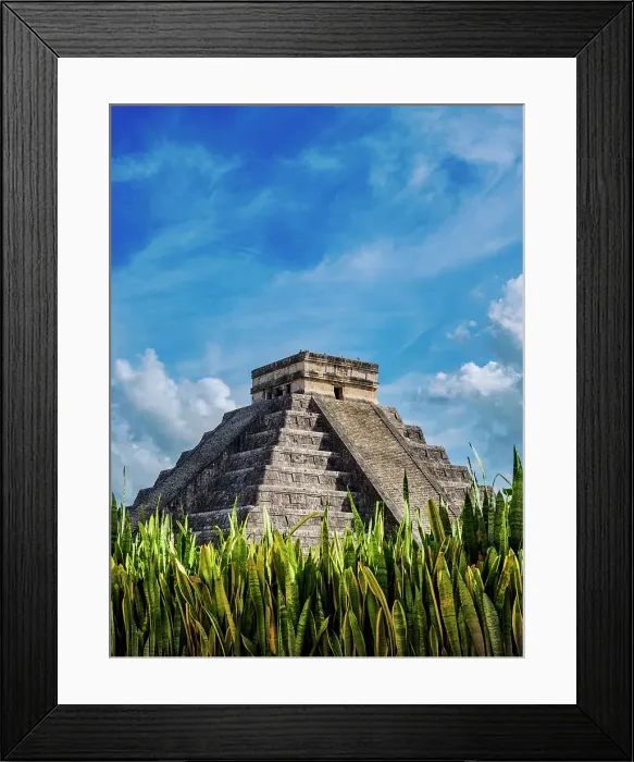 Framed Print : El Castillo or Temple of Kukulcan, Chichen Itza, Yucatan State, Mexico Framed Print : El Castillo or Temple of Kukulcan, Chichen Itza, Yucatan State, Mexico