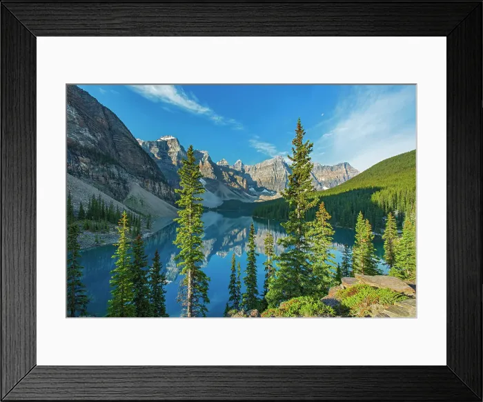 Framed Print : Moraine Lake and the Valley of the Ten Peaks, Banff National Park, Alberta, Canada Framed Print : Moraine Lake and the Valley of the Ten Peaks, Banff National Park, Alberta, Canada