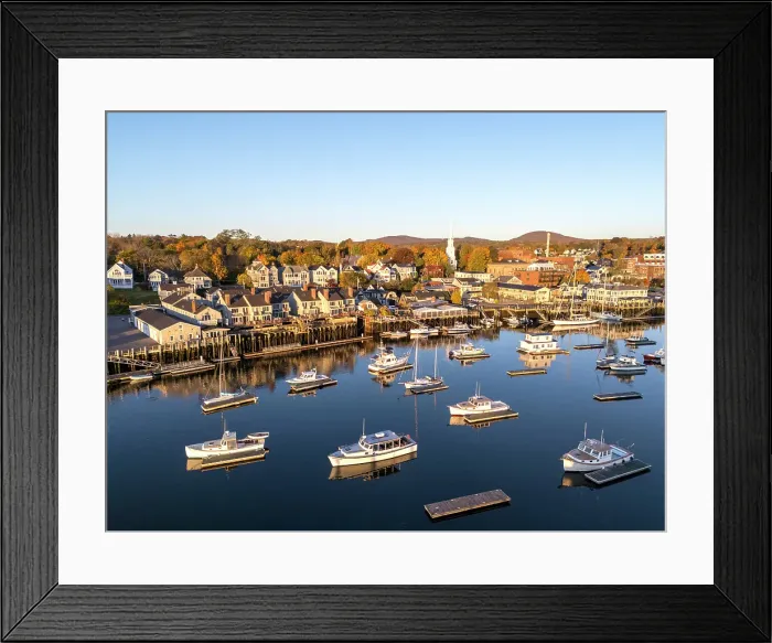 Framed Print : Boats at Camden Harbour, Camden, Maine, USA Framed Print : Boats at Camden Harbour, Camden, Maine, USA