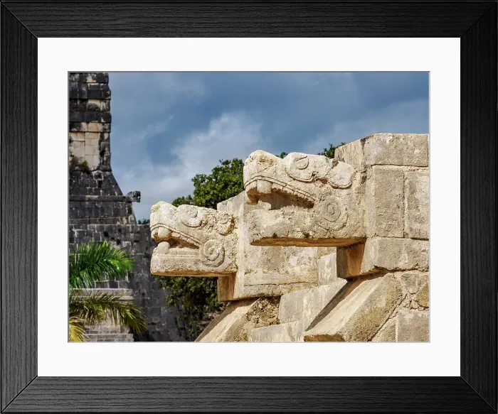 Framed Print : The platform of the eagles and jaguars, Chichen Itza, Yucatan State, Mexico Framed Print : The platform of the eagles and jaguars, Chichen Itza, Yucatan State, Mexico