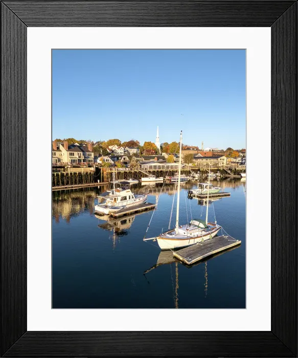 Framed Print : Boats at Camden Harbour, Camden, Maine, USA Framed Print : Boats at Camden Harbour, Camden, Maine, USA
