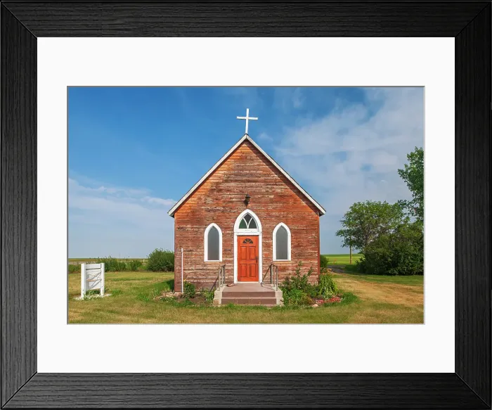 Framed Print : St. Thomas Anglican Church, Dinton, Alberta, Canada Framed Print : St. Thomas Anglican Church, Dinton, Alberta, Canada