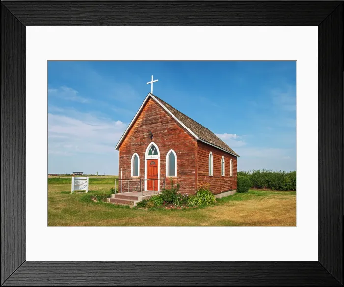 Framed Print : St. Thomas Anglican Church, Dinton, Alberta, Canada Framed Print : St. Thomas Anglican Church, Dinton, Alberta, Canada
