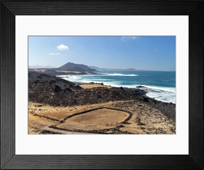 Framed Print : Los Lobos island, Fuerteventura, Canary Islands, Spain Framed Print : Los Lobos island, Fuerteventura, Canary Islands, Spain