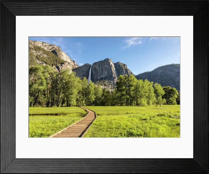 Framed Print : Yosemite Falls, Yosemite National Park, California, USA